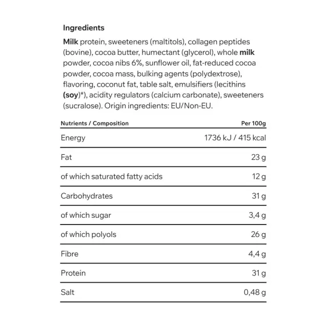 ESN Designer Protein Bar fudge-brownie, 45-g 2