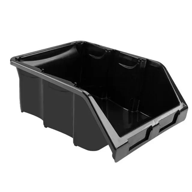 Bormann Pro BTB3342 - Σκαφάκι Αποθήκευσης Πλαστικό Στοιβαζόμενο, No5, Γκρι, 27x41x18cm (054450)