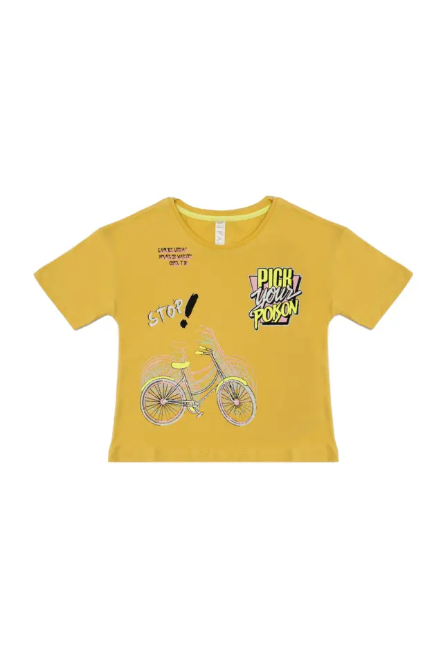 T-Shirt Kid Pick Your Poison Κίτρινο