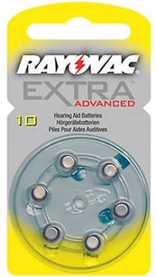 Rayovac Extra Advanced Βαρηκοΐας 10 (6τμχ) 01.008.0007