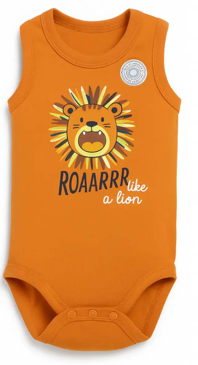 Κορμάκι Αμάνικο Lion Venere Orange 8000621 - 6 M (68cm)