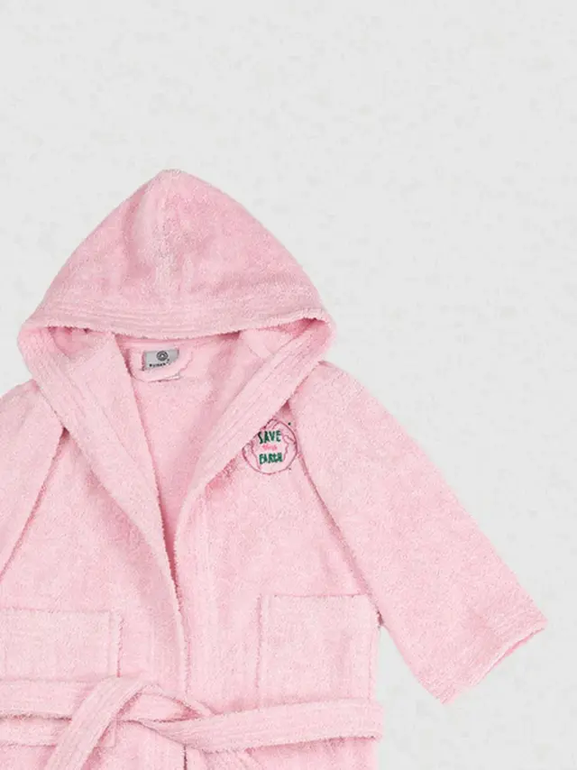 Μπουρνούζι Παιδικό Eco Pink Ηλικία 4-6 Sunshine 3
