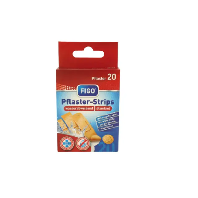 Αυτοκόλλητα Επιθέματα Figo Pflaster Strips 20τμχ