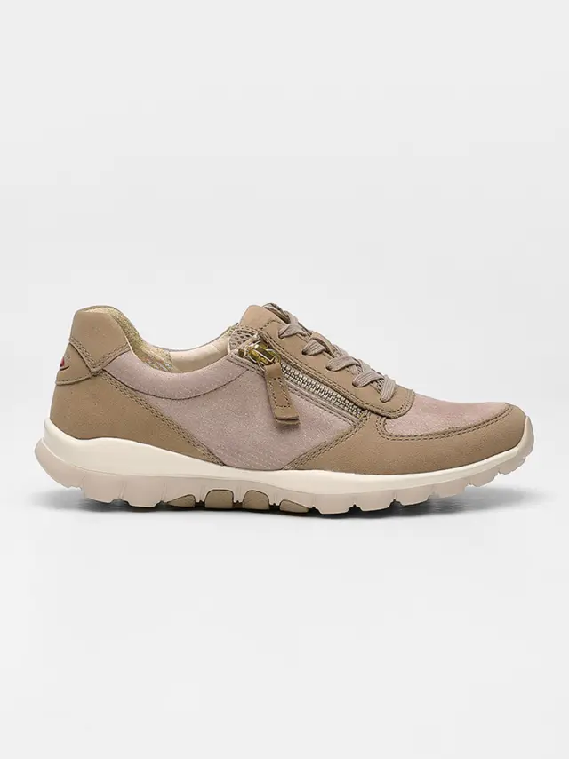 Gabor Sneakers Γυναικείο δέρμα Nubuck Μπεζ GAB/66968 62-MUSCHEL - 37 3