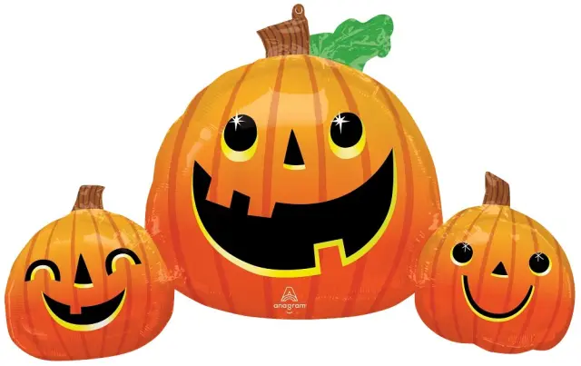 Μπαλόνι Φοιλ Σχήμα Κολοκύθα Smiley Pumpkin / 88 x 55 εκ