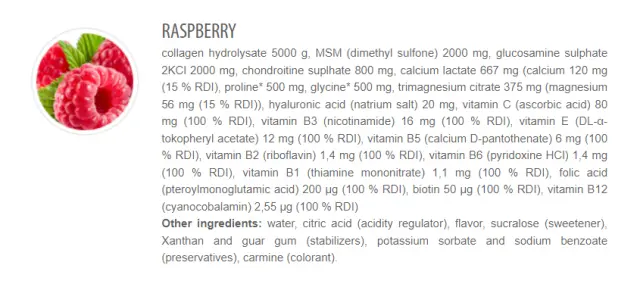 Extrifit Flexain Joint Guard raspberry, 1000-ml 3