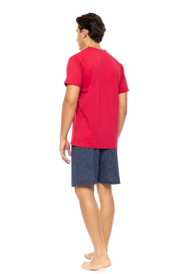 S-M569 - Red - PYJAMA V DEEP BLUE 3