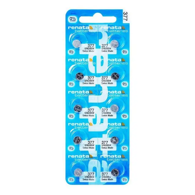 RENATA 377 Silver μπαταρίες ρολογιών 1.55V 10 τμχ