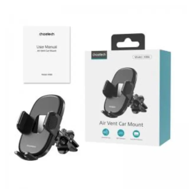 Universal Βάση Στήριξης Αεραγωγού Αυτοκινήτου Choetech H066 Magnetic Μαύρο N65355 3