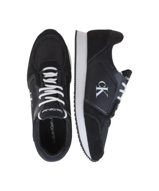 Calvin Klein - Ανδρικά Sneakers Retro Sock Runner Mg YM0YM01152-0GP Μαύρο - 40 3
