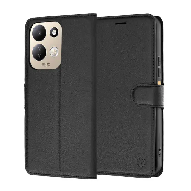 Techsuit - Leather Folio - Xiaomi Redmi 17 4G / 5G - Black