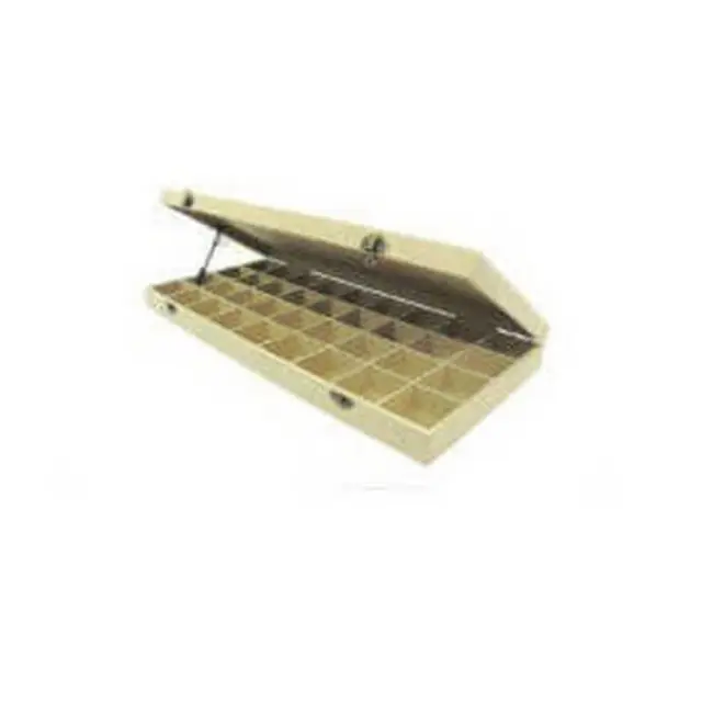 Κουτί mdf ξύλινο με 36 θήκες 48,5x21,8x5,2cm