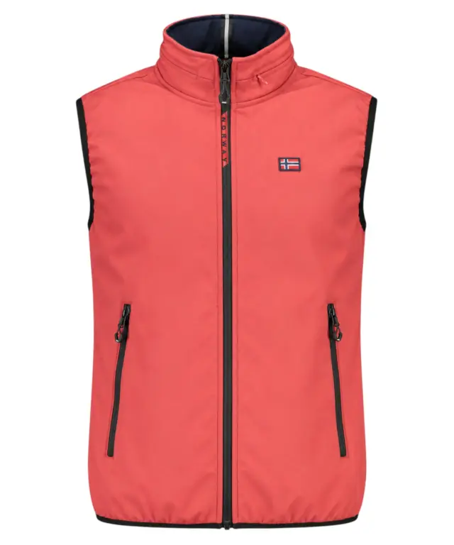Norway Nautical School - Ανδρικό Αμάνικο Μπουφάν 849140-RED Κόκκινο 2