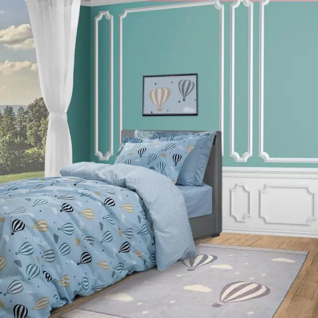 Χαλί 160x230cm greenwich polo club 3001 γαλάζιο 3
