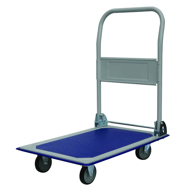 ΠΛΑΤΦΟΡΜΑ ΜΕΤΑΛΛΙΚΗ 150kg - 735Χ475 - 4 ΤΡΟΧΟΙ TPR Φ 100mm 631425