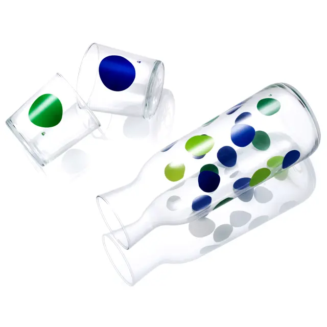 Benetton Rainbow Σετ Μπουκάλι με Δύο Ποτήρια (1,2lt - 0,33lt) 2