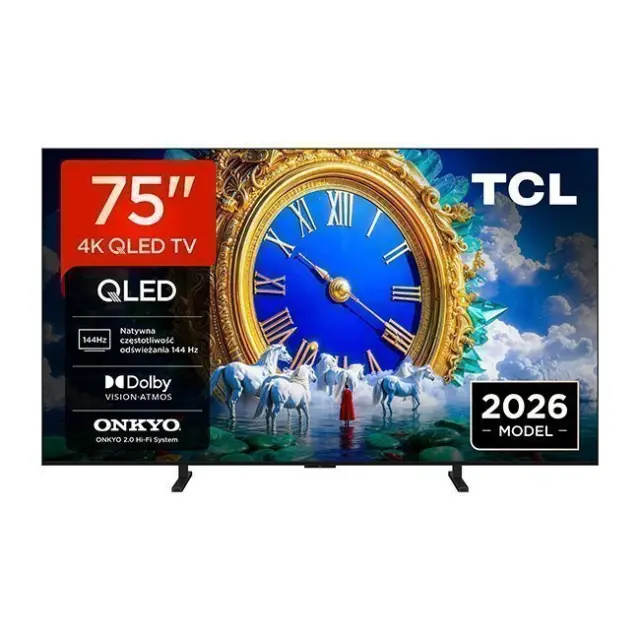 TCL TV 75" 75A400 QLED 4K 288Hz VRR 2026