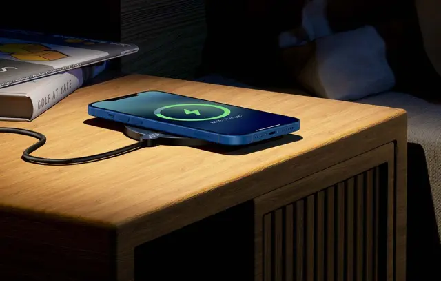 Baseus Inductive wireless charger Digital LED 15W black (CCED000001) (BASCCED000001) 3