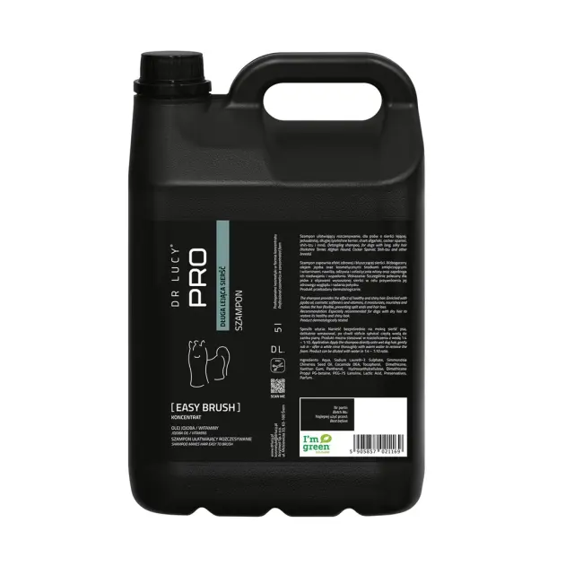 DR LUCY Pro Easy Brush Long Coat – dog shampoo – 5l