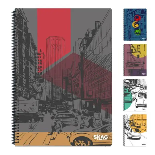 Skag Τετράδιο Σπιράλ City Life Α4 2Θ / 313186 (Skag)
