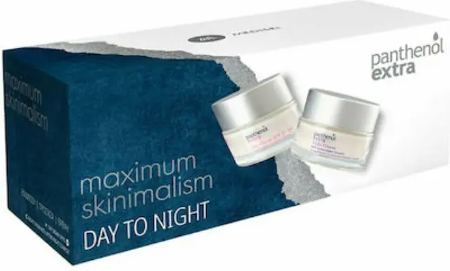 Medisei Promo Panthenol Extra Maximum Skinimalism Day to Night Ενυδατική Κρέμα Ημέρας SPF15 50ml + Αντιγηραντική Κρέμα Νύχτας 50ml