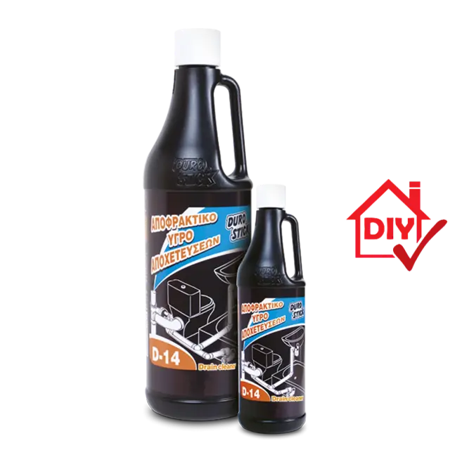 Durostick D-14 Αποφρακτικό Υγρό για Σωλήνες και Σιφόνια 900 gr