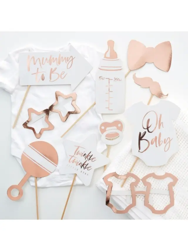 Σετ φωτογραφικού θαλάμου Babyshower / 10 τμχ