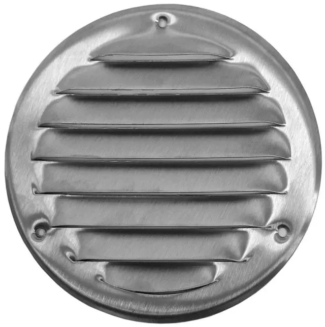 Europlast MR100i - Περσίδα Εξαερισμού Ανοξείδωτη (Inox) με Πλέγμα Προστασίας