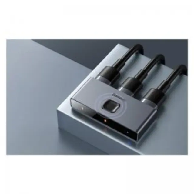 Baseus Matrix Splitter HDMI - 2x HDMI 4K / 30 Hz Gray (CAHUB-BC0G) 3