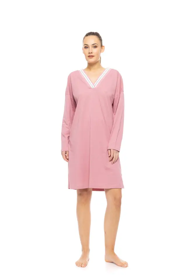 W1768 - Type - NIGHTGOWN PETIT ROSE FLOWER