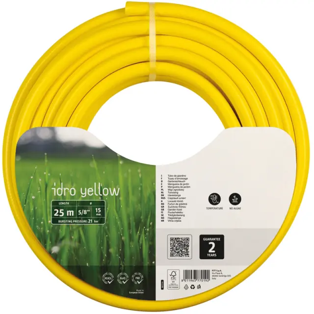 Λάστιχο Κήπου FITT IDRO YELLOW 3 Στρ. 5/8" 15m