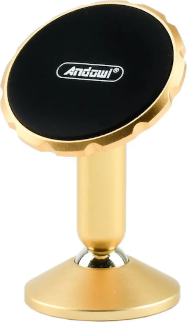 Andowl Q-CG53 Βάση Κινητού Αυτοκινήτου με Μαγνήτη Χρυσή