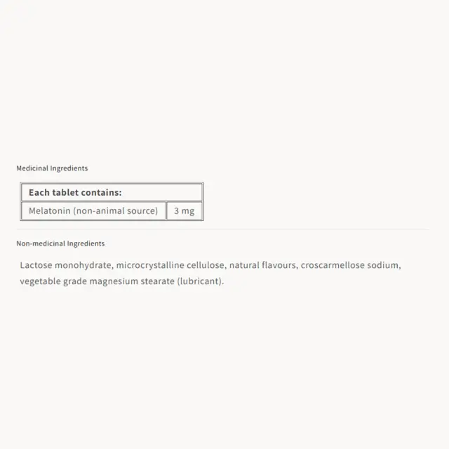 Natural Factors Melatonin 3 mg 2