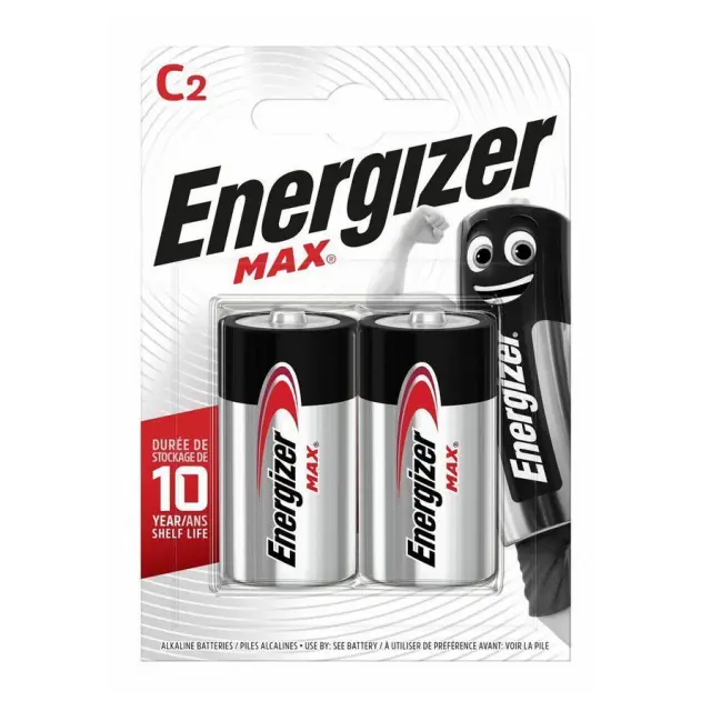 Energizer Max Alkaline Μπαταρία C (2 τμχ) 01.001.0129