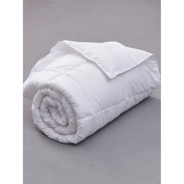 Πάπλωμα 160x240 Μονό 300gsm Palamaiki Stripe Microfiber White 100% Microfiber