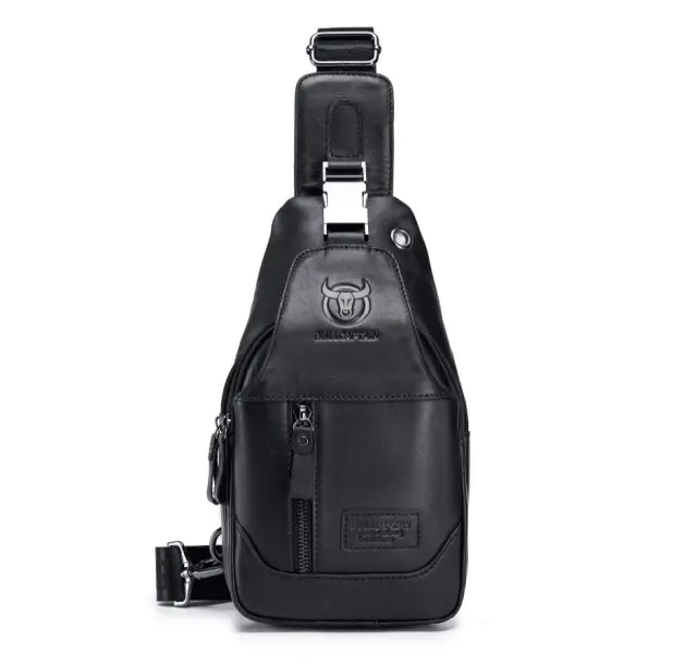 Δερμάτινο τσαντάκι body Bull Captain XB 095 μαύρο - One Size