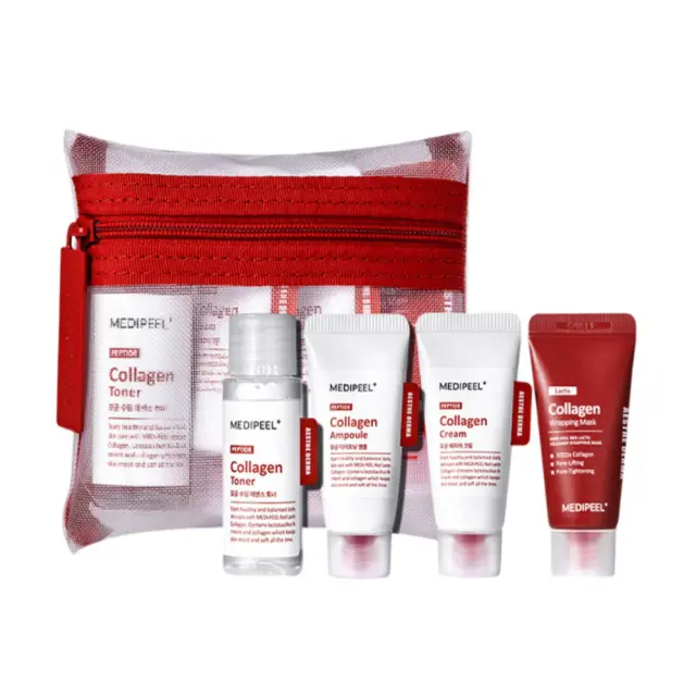 Medi-Peel Red Lacto Peptide Collagen Skin Care Trial Kit Σετ Περιποίησης Προσώπου με Κολλαγόνο, Πεπτίδια και Γαλακτοβάκιλλους, 4τμχ