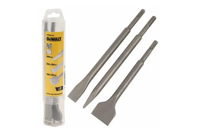 Dewalt DT60330 Σετ Βελόνι & Καλέμι με Υποδοχή SDS Plus 250mm 3τμχ 3