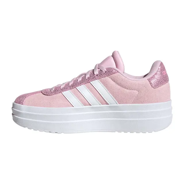 adidas Sportswear Girl's VL Court Bold Suede J Ροζ JS3478 (adidas Sportswear) 2