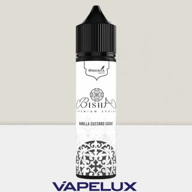 Bisha by Omerta Flavor Shots Vanilla Custard Cigar 10ml to 60ml 2