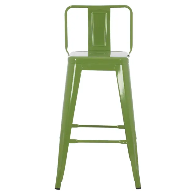 ΣΚΑΜΠΟ ΜΠΑΡ ΜΕΣΑΙΟΥ ΥΨΟΥΣ ΜΕΤΑΛΛΙΚO FB98574.53 LIGHT OLIVE GREEN 43x43x88Υεκ. 3