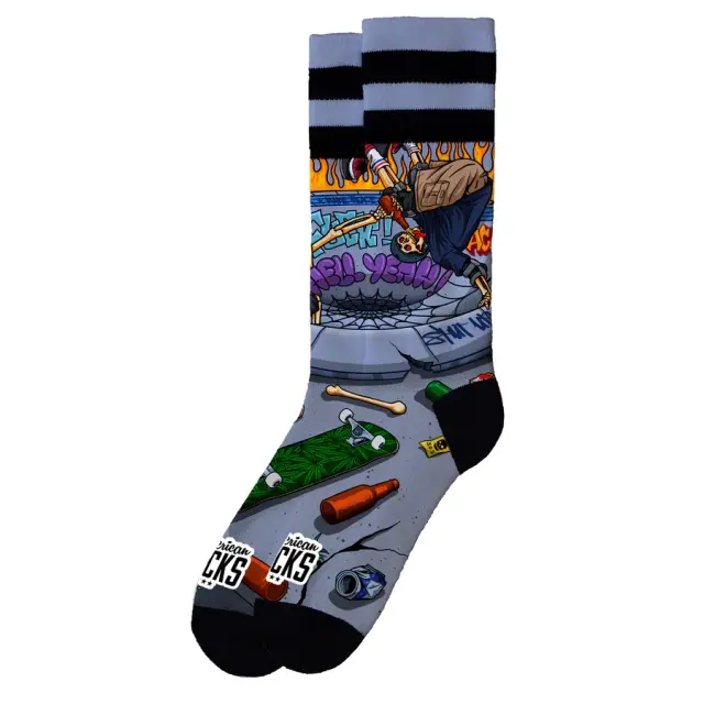 AMERICAN SOCKS Signature Mid High Thrash Pals - 37-41 (S/M)