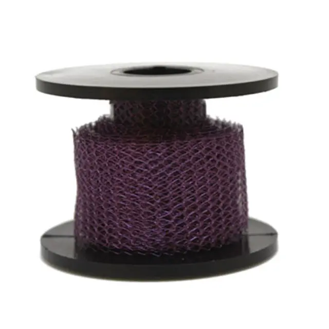 Σωληνοειδές Πλεκτό Σύρμα Ø0.1mm Φάρδος 15mm - Dark Purple - 1m