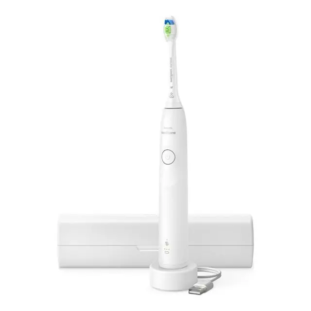 Philips Ηλεκτρική Οδοντόβουρτσα Sonicare 5300 with Case White (HX7108/02)