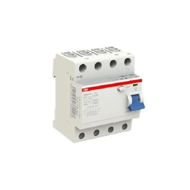 F204 A-63/0.03 Residual Current Circuit Breaker 4P A type 30 mA 3