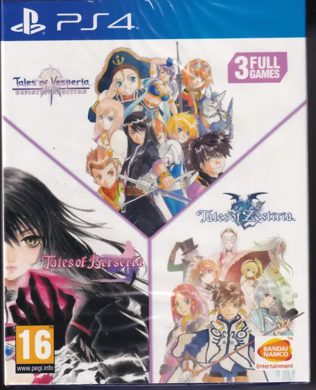 Tales of Vesperia AND Tales of Berseria AND Tales of Zestiria Compilation - PlayStation 4