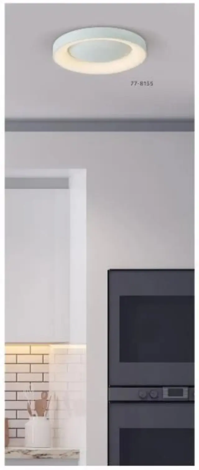 Φωτιστικό Οροφής Smart Λευκό 60x60x10εκ. 3