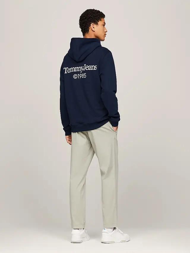 Tommy Hilfiger - Ανδρικό Φούτερ με Κουκούλα DM0DM18610-C1G Μπλε - XL 3