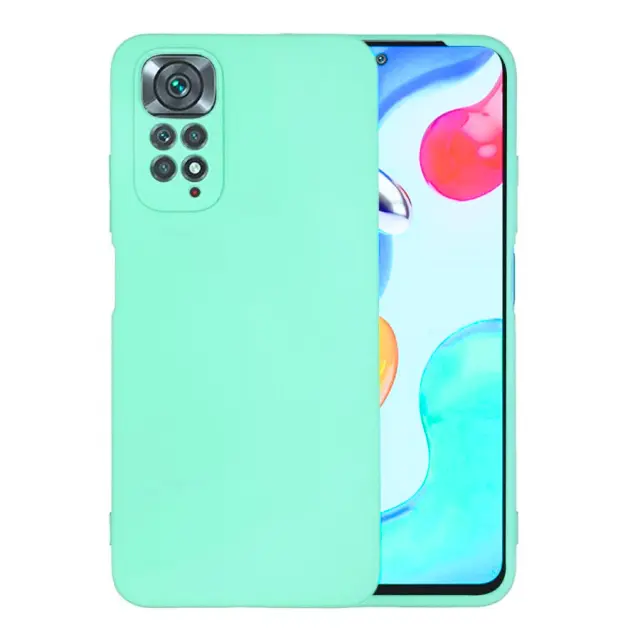 Θήκη σιλικόνης για Xiaomi Redmi Note 11 / 11S - Mint Green