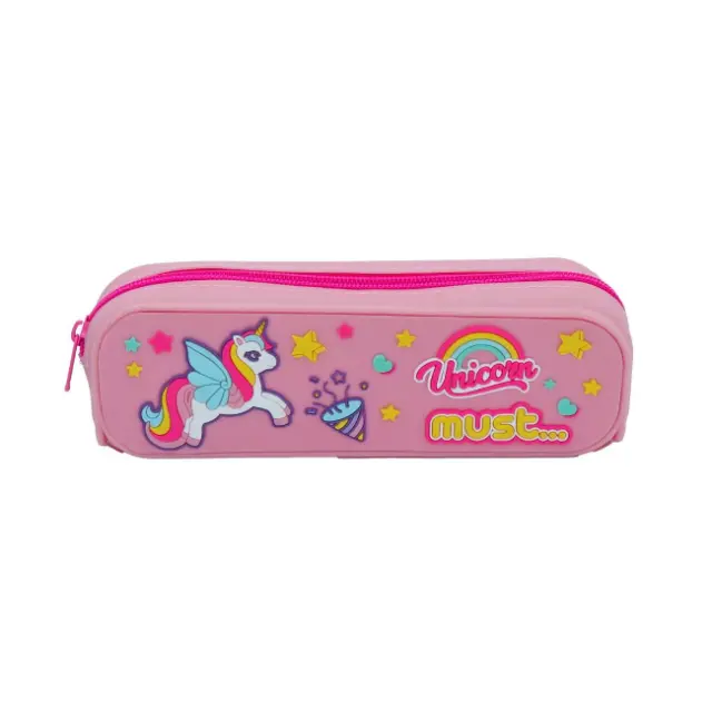 Must Κασετίνα Βαρελάκι Σιλικόνης 3D Focus Unicorn (000585629)